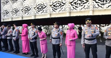 Kapolresta Cirebon Hadiri Penyambutan Kapolda Jabar dan Penyerahan Pataka Ganda Wibawa Cakti