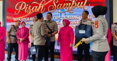 Kapolres Pagar Alam Januar Kencana Setia Persada Pimpin Gelar Pisah Sambut Pejabat Utama