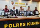 Polres Kuningan Ungkap 11 Kasus Narkoba 90 Paket Sabu Dengan Berat 125,21 gram Senilai Rp197,8 juta Dalam Kurun Waktu Mei Hingga Juli 2026.