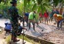 Kerja Keras Satgas dan Warga Berbuah Hasil, Pembangunan Jalan Rabat Beton TMMD ke-129 Capai Separuh Target
