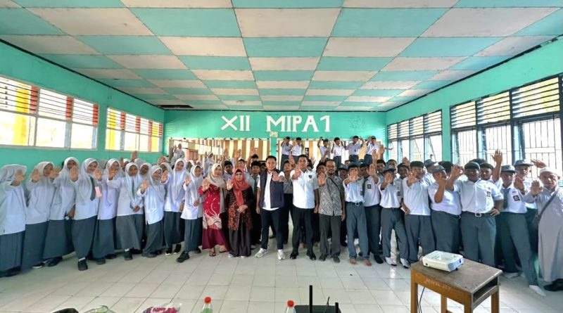 Cegah Penyalahgunaan Narkoba Sejak Dini, Satresnarkoba Polres Luwu Sambangi SMAN 7 Luwu