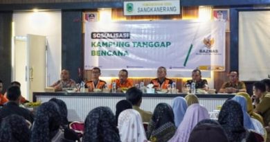 Badan Amil Zakat (BAZNAS) kuningan Tanggap Bencana (BTB) Menggelar Sosialisasi Program Kampung Tanggap Bencana (KATANA).