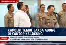 Kapolri Temui Jaksa Agung di Kejagung, Tegaskan Polri dan Kejaksaan Tetap Solid