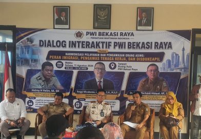 PWI Bekasi Raya Gelar Dialog Interaktif, Bedah Sinergi Pengawasan Orang Asing di Bekasi