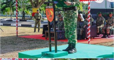 Kasdam XV/Pattimura Resmi Tutup Diklat SPPI KDKMP dan KNMP TA 2026 di Dodik Bela Negara​