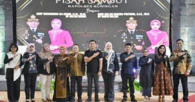 Suasana Hangat Penuh Kekeluargaan Menyelimuti Acara Pisah Sambut Kapolres Kuningan.