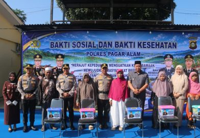 Kapolda Sumsel Disambut Meriah di Pagar Alam, Gaungkan Sabuk Kamtibmas Bumi Besemah