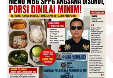 SPPG Angsana Disorot, Limbah dan Menu MBG Dipertanyakan, Aktivis Desak BGN Turun Tangan