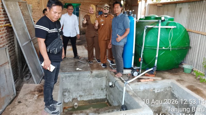 Pastikan Sesuai SOP, Camat Merbau Mataram dan UPT Puskesmas Tinjau Langsung IPAL SPPG Tanjung Baru