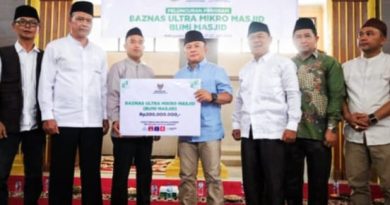 Badan Amil Zakat Nasional (BAZNAS) Kuningan Meluncurkan Program Ultra Mikro Masjid (BUMI MASJID).
