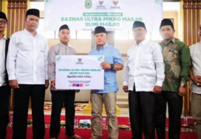 Badan Amil Zakat Nasional (BAZNAS) Kuningan Meluncurkan Program Ultra Mikro Masjid (BUMI MASJID).