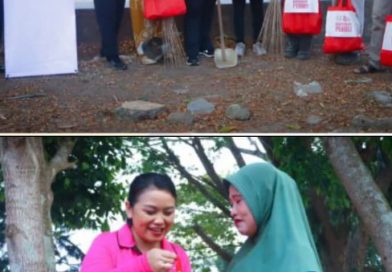 Sentuhan Kepedulian di HKGB ke-74, Bhayangkari Luwu Bagikan Sembako kepada Petugas Penyapu Jalan.