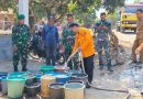Sinergi Kodim 0614/Kota Cirebon, PDAM dan BPBD Salurkan Air Bersih untuk Warga Kopi Luhur