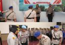 Kapolres Buru Pimpin Upacara Serah Terima Jabatan Kasat Polairud