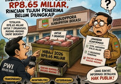Hibah Disbudpora Bekasi Rp8,65 Miliar, Rincian Tujuh Penerima Belum Diungkap