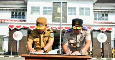 Bupati Dian dan Kantor Pertanahan Tandatangani Nota Kesepakatan Pelayanan Publik Bidang Pertanahan