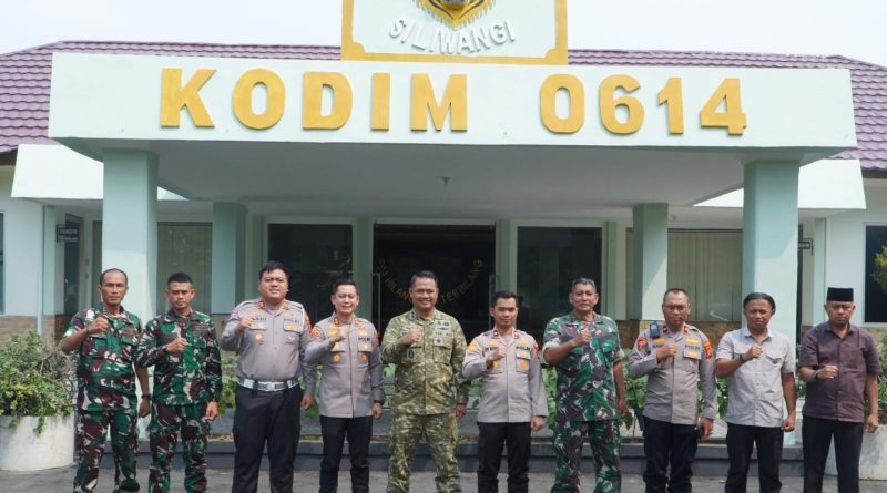 Kapolres Cirebon Kota dan Dandim 0614 Perkuat Sinergitas TNI-Polri