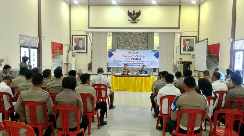 Ombudsman Sulbar Laksanakan Penilaian Maladministrasi Pelayanan Publik di Polres Polman