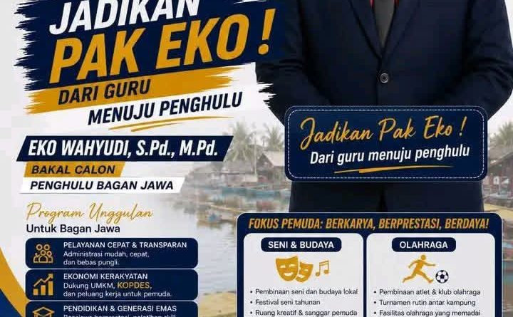 Eko Wahyudi Raih Nomor Urut 4, Siap Bawa Kepenghuluan Bagan Jawa Lebih Maju