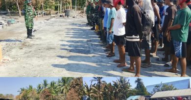 TNI Selalu Bersama Warga Patahue Bangkit Bersama