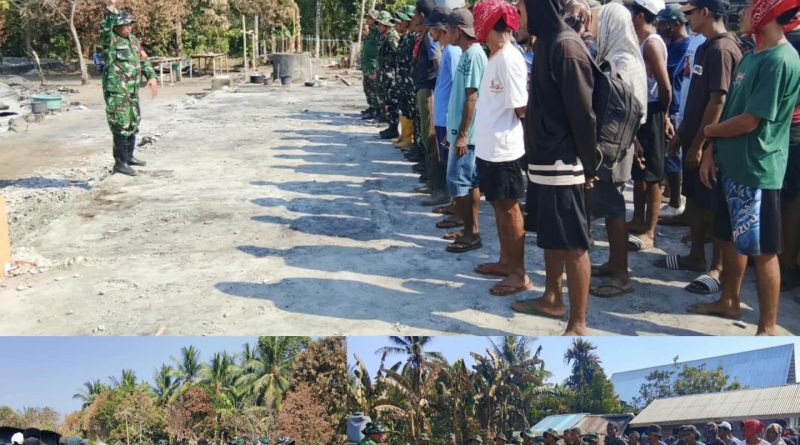 TNI Selalu Bersama Warga Patahue Bangkit Bersama