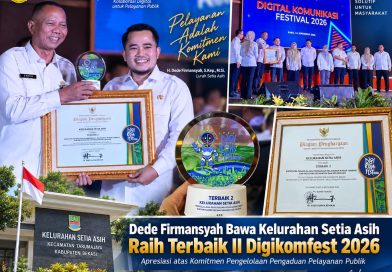 Dede Firmansyah Bawa Kelurahan Setia Asih Raih Terbaik II Digikomfest 2026   