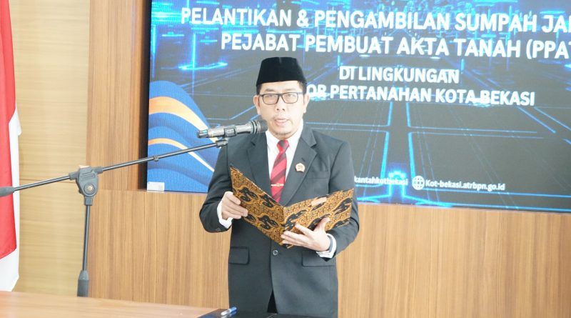 BPN Kota Bekasi Perkuat Kepastian Hukum, PPAT Diminta Jaga Integritas
