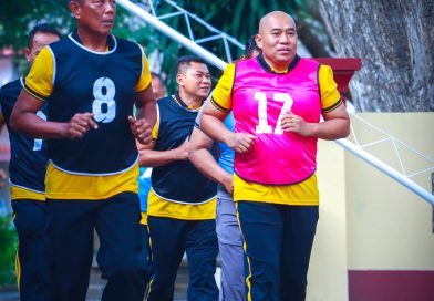 Jaga Kebugaran, Polres Luwu Tes Fisik Seluruh Personel Lewat TKJ Semester II