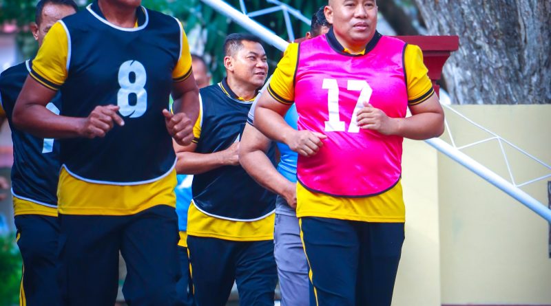 Jaga Kebugaran, Polres Luwu Tes Fisik Seluruh Personel Lewat TKJ Semester II