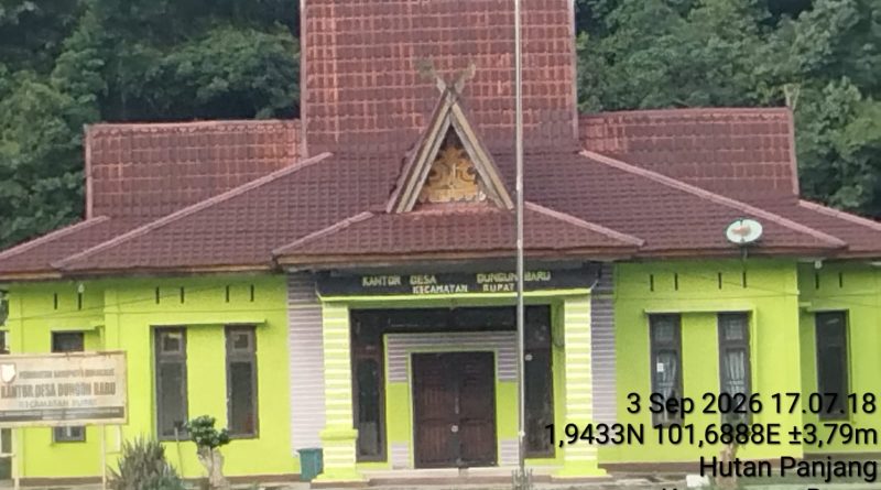 Diduga Dana Desa Tak Tepat Sasaran, Diminta APH Usut Dana Desa Dungu Baru Kecmatan Rupat.