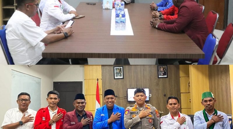 Kapolres Buru Silaturahmi Bersama Cipayung Plus, Perkuat Sinergi dan Kemitraan