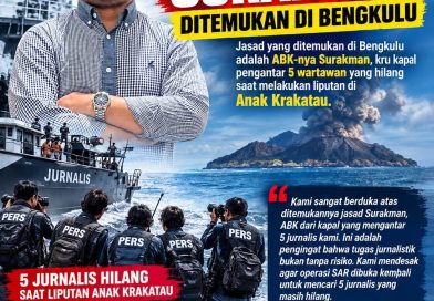 Jasad ABK Surakman Ditemukan di Bengkulu, GWI Dorong Pencarian Lima Jurnalis Dilanjutkan