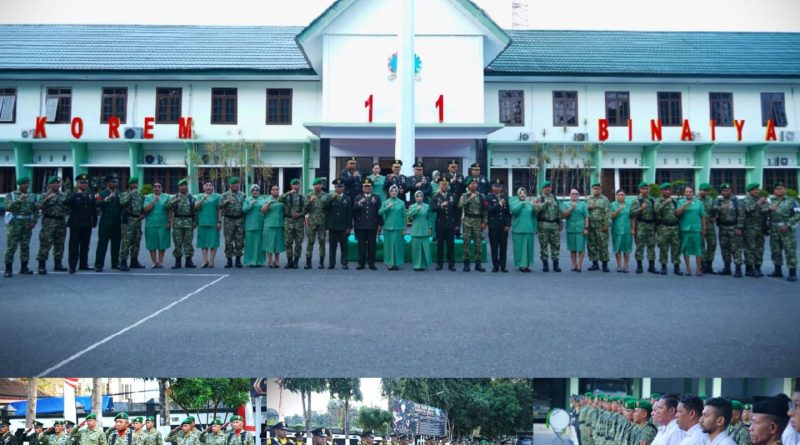 Danrem 151/Binaiya Pimpin Upacara Kenaikan Pangkat, Diawali Upacara Kesaktian Pancasila