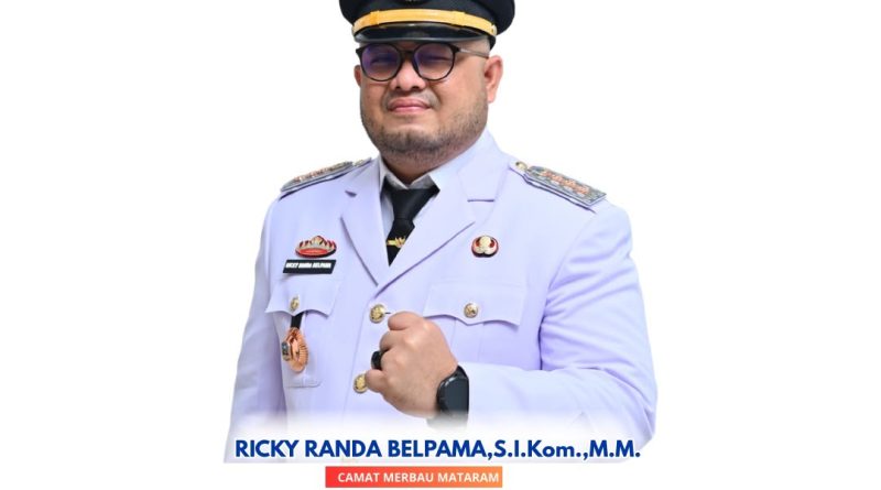 Camat Merbau Mataram Ricky Randa Ucapkan Selamat ke Agus Budiantoro, Siap Sinergi Bangun LPM Lamsel