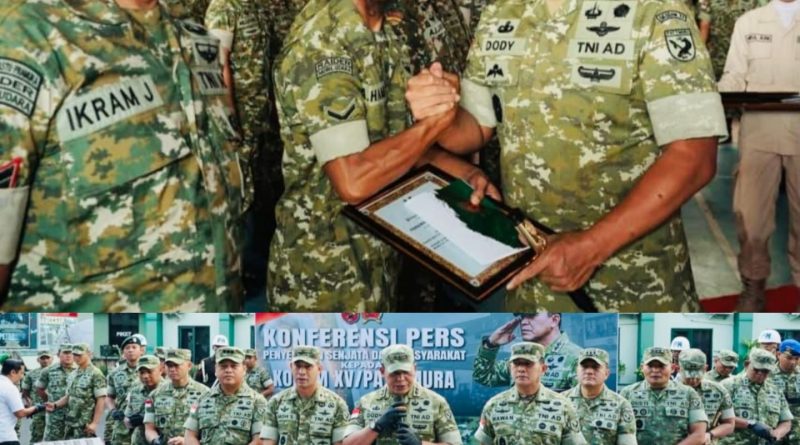 Langkah Humanis TNI Berbuah Kepercayaan, 75 Senjata Diserahkan Sukarela kepada Pangdam Pattimura