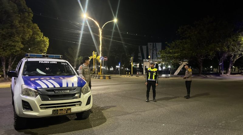 Polres Luwu Intensifkan Patroli Malam, Antisipasi Balap Liar dan Gangguan Kamtibmas
