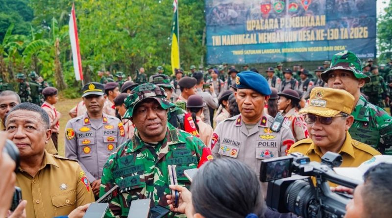 Dorong Pemerataan Pembangunan, TMMD Ke-130 Kodim 1504/Ambon Resmi Dibuka