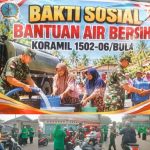 Di Tengah Kabut Asap, Koramil Bula Hadir Bawa Harapan