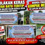 WARGA ENAM RT BATU TERITIP TOLAK KERAS WILAYAHNYA MASUK PEMILIHAN DESA DARUSSALAM, PEMKO DUMAI DIMINTA BERTINDAK.