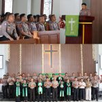 Kapolres Buru Sampaikan Pesan Kamtibmas di Gereja Imanuel Namlea, Ajak Jemaat Perkuat Kebersamaan dan Jaga Kerukunan