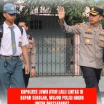 Kapolres Luwu Atur Lalu Lintas di Depan Sekolah, Wujud Polisi Hadir untuk Masyarakat