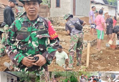 Letda Inf Katipana (Dan SSK) : Kemanunggalan TNI & Rakyat Terwujud Di Dusun Seri