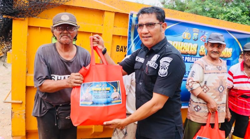 HUT ke-75 Humas Polri, Polresta Tanjungpinang Salurkan 45 Paket Bansos untuk Masyarakat