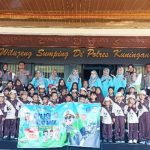 Dukungan Pendidikan Karakter Usia Dini, Sat Lantas Polres Kuningan Sambut Puluhan Siswa TK Negeri Luragung Landeuh