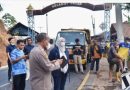 Terjadi Kebakaran di Area Bahu Jalan Penghubung, Desa Karangmangu Dengan Desa Nanggerang Wabup Tuti Tinjau Langsung.