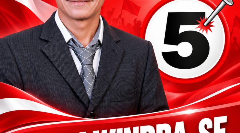 Andri Windra, SE, Nomor Urut 5 Kembali Maju sebagai Calon BPD Tanjung Baru Dapil 3