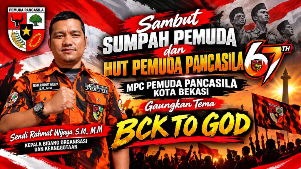 HUT ke-67 Pemuda Pancasila: Sendi Tekankan Kader Tak Cukup Loyal, Harus Berdampak bagi Masyarakat