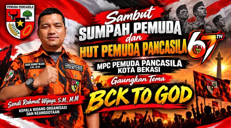 HUT ke-67 Pemuda Pancasila: Sendi Tekankan Kader Tak Cukup Loyal, Harus Berdampak bagi Masyarakat