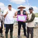 Di Tengah Kemarau, Campang Tiga Hulu Gelar Panen Raya IP 200, Produktivitas Capai 7,76 Ton GKP per Hektare